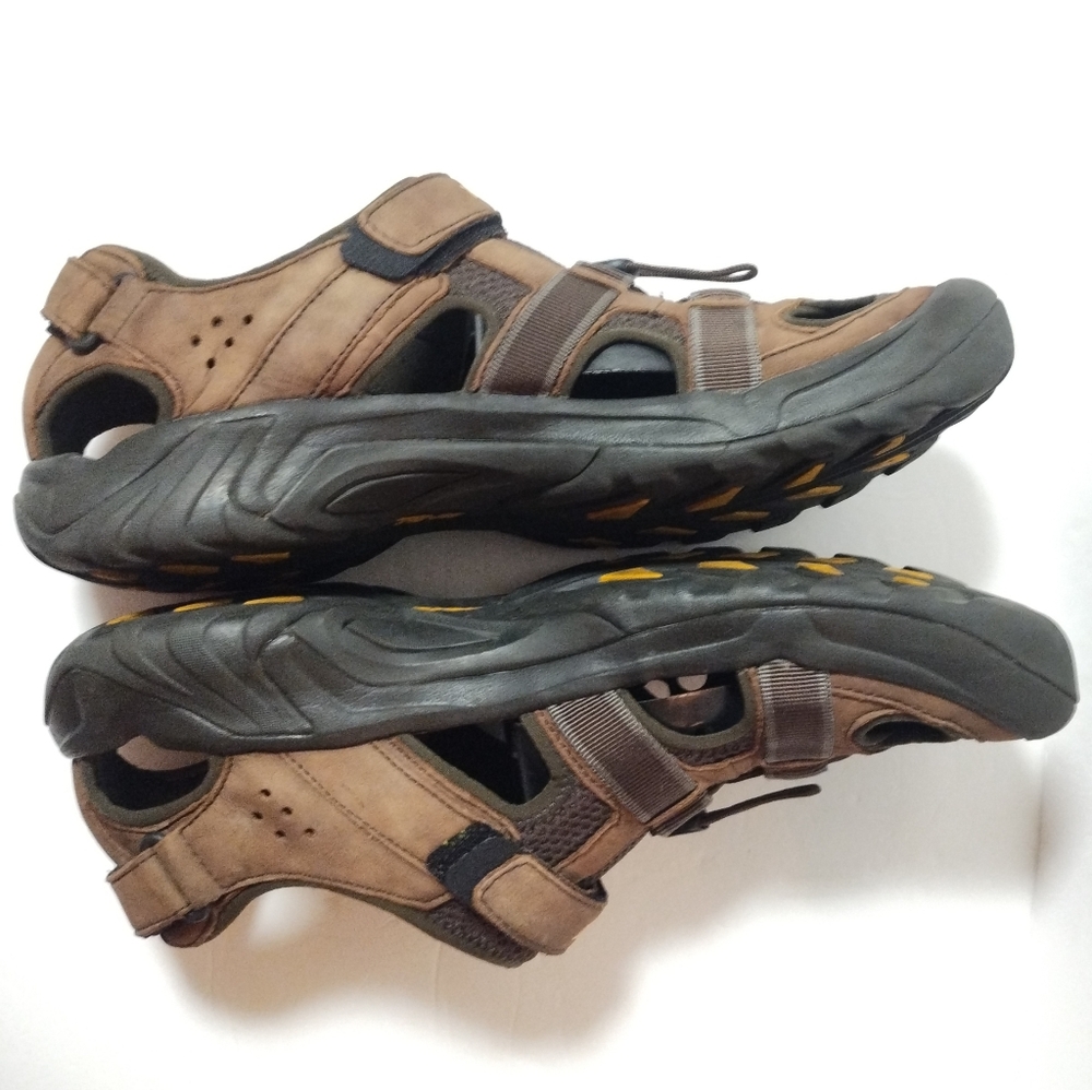 Teva Ominum 2 Brown Leather Men’s Hybrid Shoe Waterproof Sandals Size 13 - Picture 7 of 10